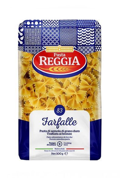  Макарони з твердих сортів пшениці №83 Farfalle ТМ Reggia 500г