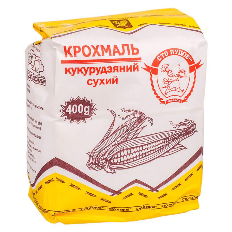  Крохмаль кукурудзяний ТМ Сто Пудів 400г