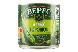  Горошок зелений ТМ Верес 400г